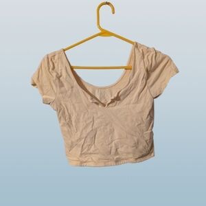 Cream Women's Top